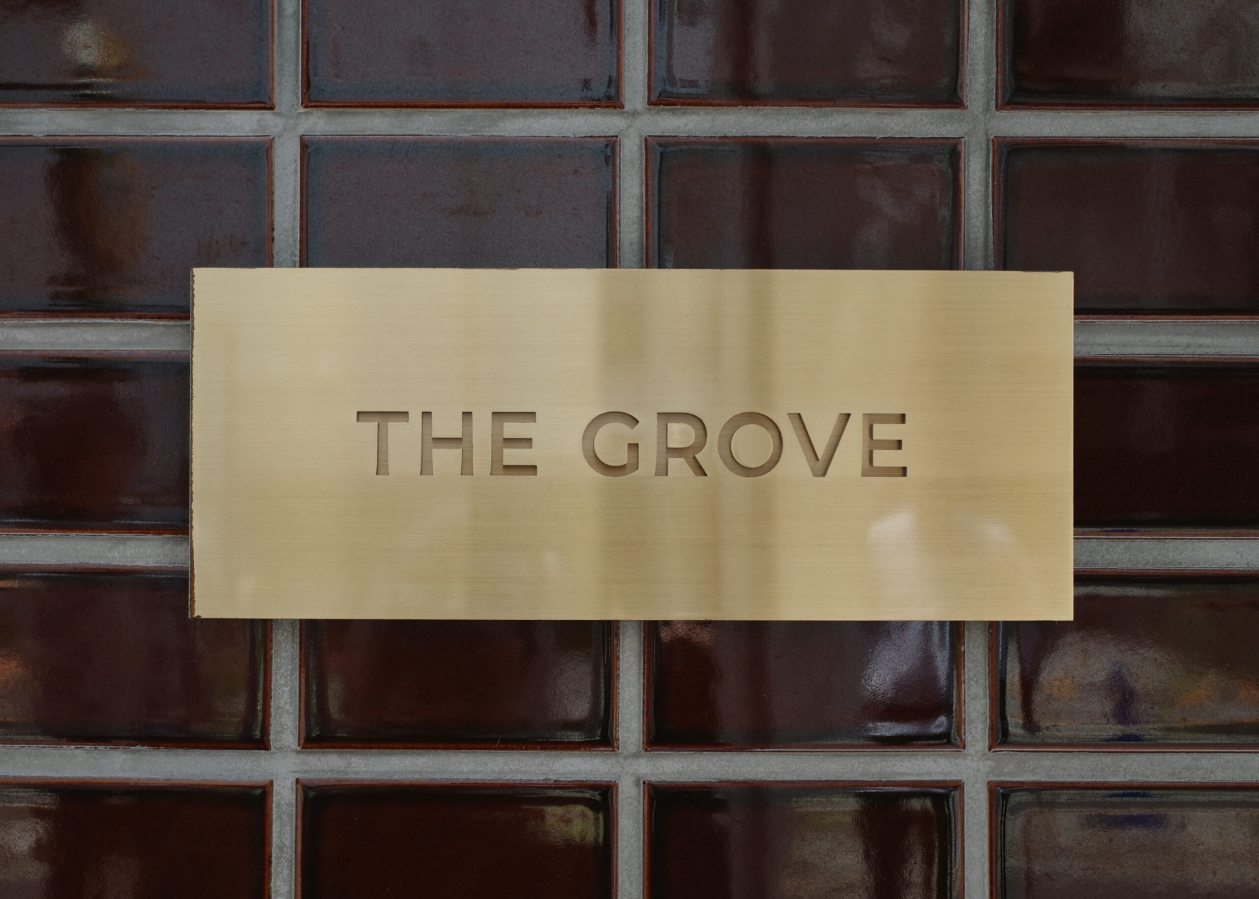 THE GROVE ムービー / サイン計画